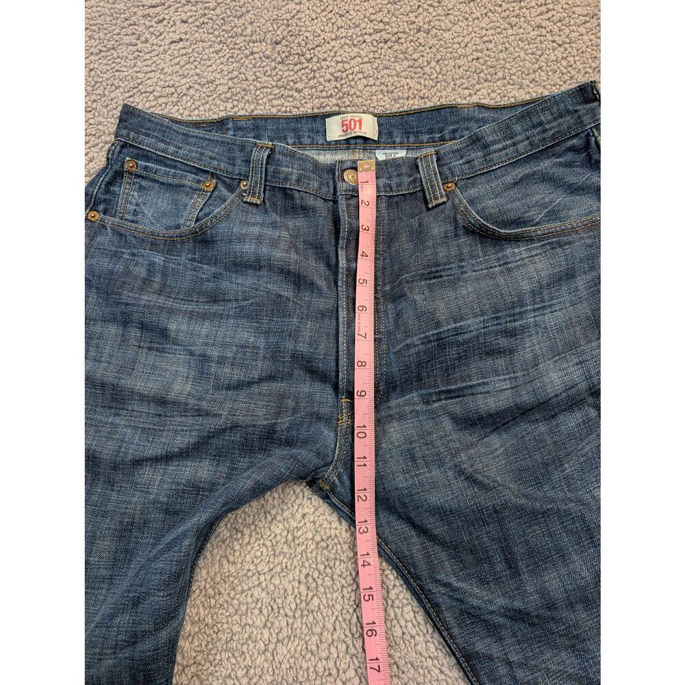 Levi's 501 Jeans Men's 38x34 Blue Button Fly (0515) - Picture 7 of 12